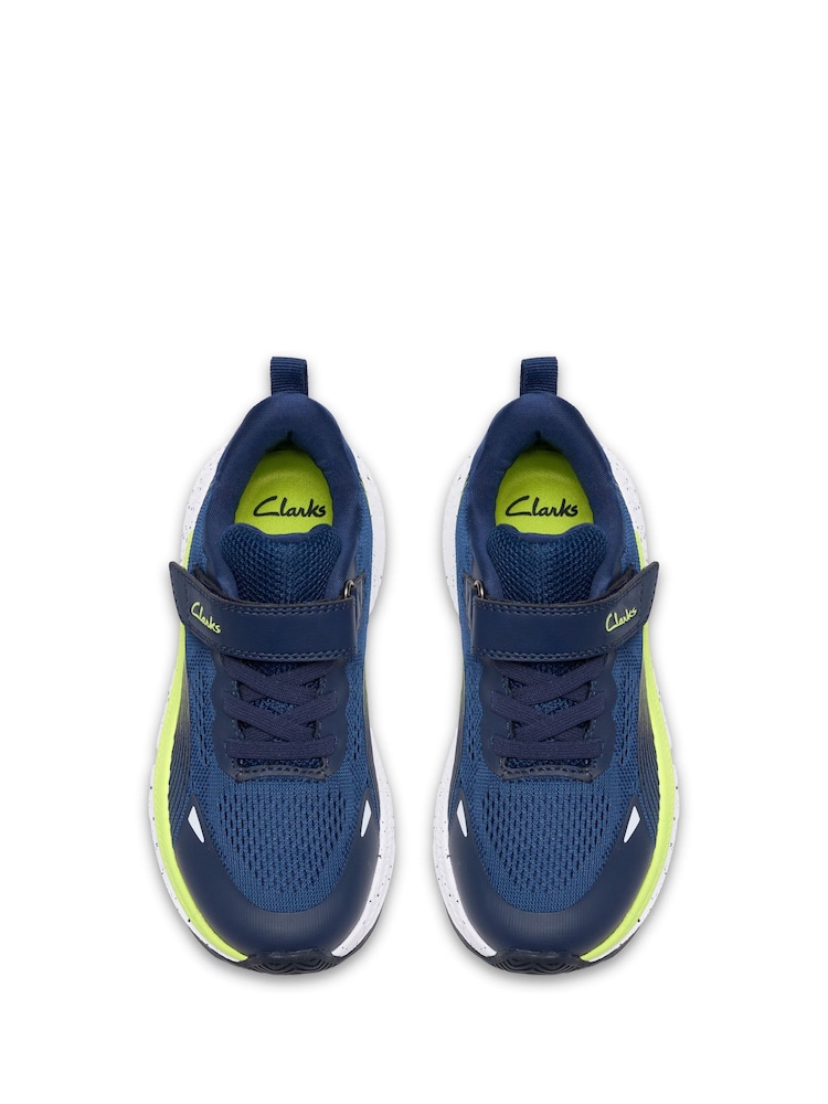 Clarks Blue Lumen Hero Trainers - Image 2 of 6 Clarks Blue Lumen Hero Trainers - Image 2 of 6