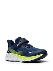 Clarks Blue Lumen Hero Trainers - Image 5 of 6