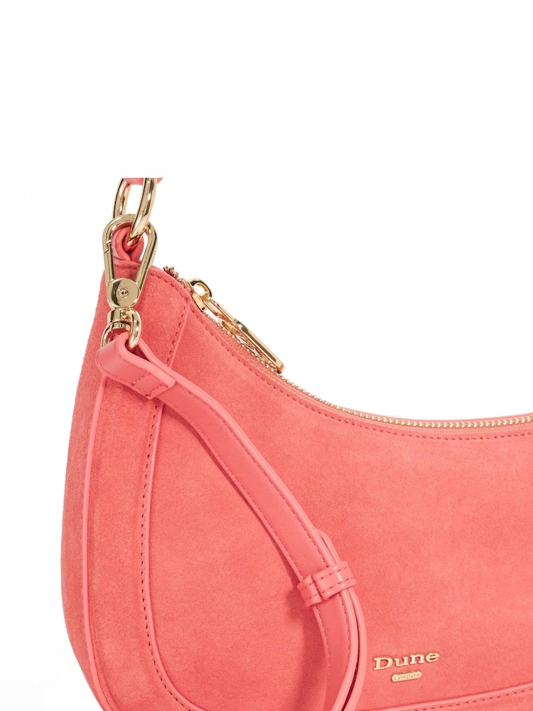 Dune London Pink Direction Small Smart Scoop Shoulder Bag - Image 5 of 5