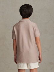 U.S. Polo Assn Natural Vertical Stripe Polo Shirt - Image 4 of 7