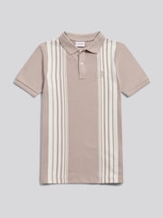 U.S. Polo Assn Natural Vertical Stripe Polo Shirt - Image 5 of 7