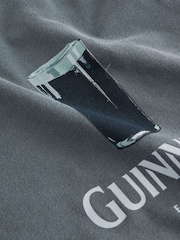 Сұр - Guinnessтің лицензиясы бар жеңіл футболка - 9суретінің 8 суреті