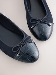 marine - Ballerines à bout rond Forever Comfort ® - Image 4 de 5