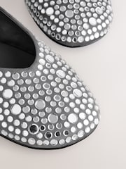 Silver Forever Comfort® Swung Toe Ballet Flats - Image 11 of 11