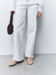 Nude Forever Comfort® Leather Lace Up Jazz Shoes - Image 3 of 5