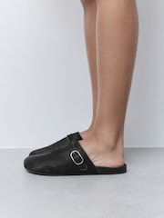 Black Forever Comfort® Round Toe Slim Footbed Shoes - Image 3 of 9