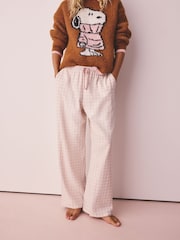 Różowy/zielony w kratkę gingham - Flannel Pyjama Bottoms 2 Pack - Obraz 2 z 10