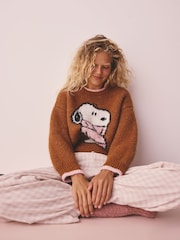 Różowy/zielony w kratkę gingham - Flannel Pyjama Bottoms 2 Pack - Obraz 3 z 10