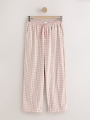 Różowy/zielony w kratkę gingham - Flannel Pyjama Bottoms 2 Pack - Obraz 6 z 10
