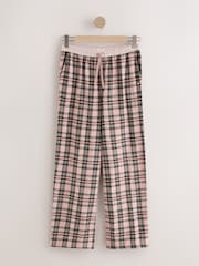 Różowy/zielony w kratkę gingham - Flannel Pyjama Bottoms 2 Pack - Obraz 7 z 10