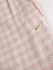 Różowy/zielony w kratkę gingham - Flannel Pyjama Bottoms 2 Pack - Obraz 9 z 10