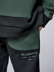 smALLSAINTS Black/Green Underground Oversized Younger Sweatshirt and Joggers Set - Image 5 of 11