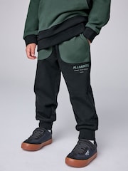 smALLSAINTS Black/Green Underground Oversized Younger Sweatshirt and Joggers Set - Image 6 of 11
