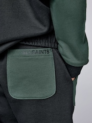 smALLSAINTS Black/Green Underground Oversized Younger Sweatshirt and Joggers Set - Image 7 of 11