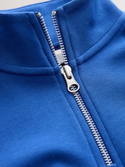 Cobalt Blue Quarter Zip Sweatshirt (3-16yrs) - Image 9 of 10