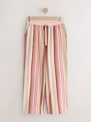 Pink Check/Stripe - Flannel Pyjama Bottoms 2 Pack - Obraz 7 z 10
