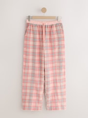 Pink Check/Stripe - Flannel Pyjama Bottoms 2 Pack - Obraz 8 z 10