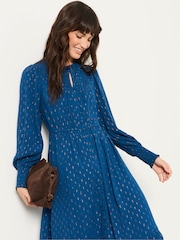 FatFace Isabella Teal Blue Maxi Dress - Image 4 of 6