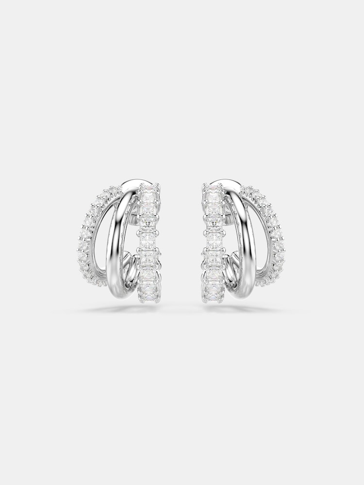 Swarovski Rhodium Plated Earrings - Image 2 de 5