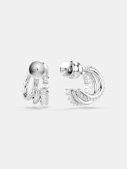 Swarovski Rhodium Plated Earrings - Image 4 de 5