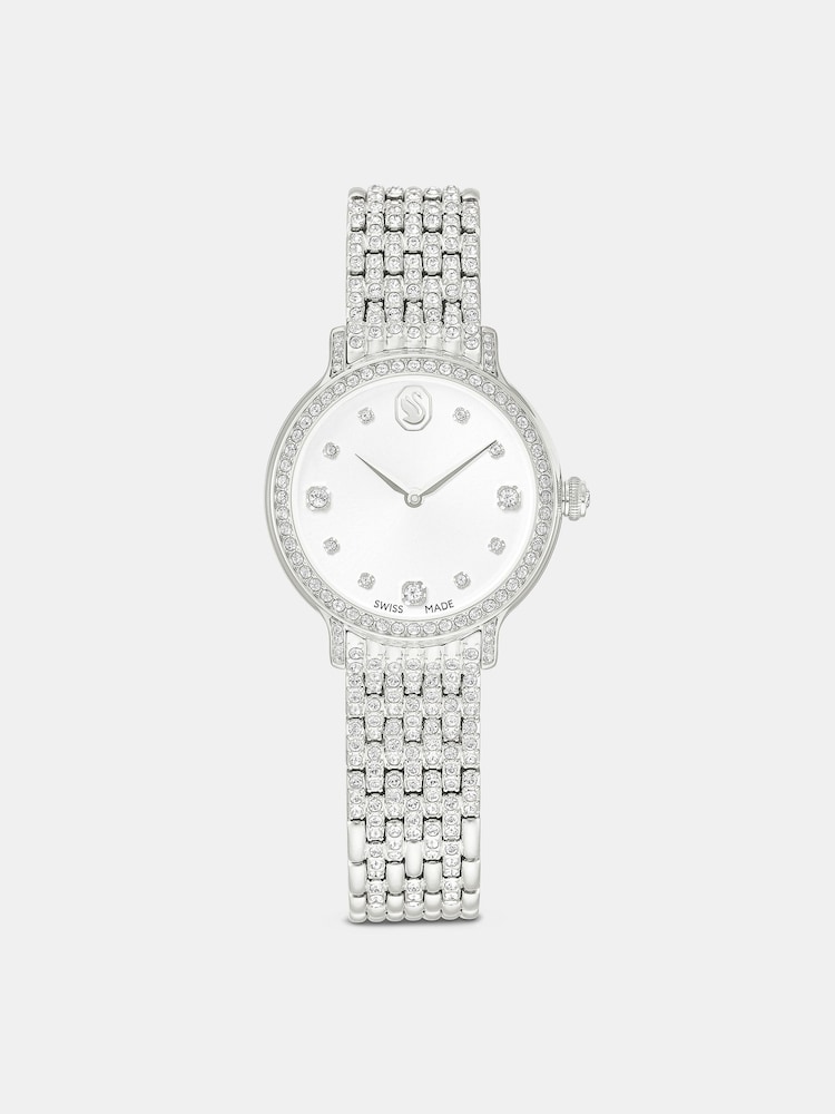 Swarovski Silver Tone Imber Watch - Image 1 of 7 Swarovski Silver Tone Imber Watch - Image 1 of 7