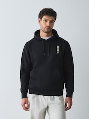 Black Hokusai Licence Graphic Hoodie - Image 3 of 10