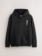 Black Hokusai Licence Graphic Hoodie - Image 7 of 10