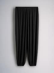 The Set 2 Pack Balloon Trousers Chocolate Brown/Black - Image 10 of 13