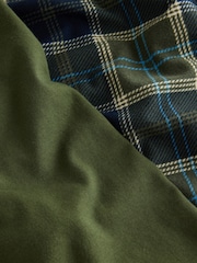 Green Cosy Check Long Sleeve Jersey Pyjamas Set - Image 10 of 11
