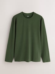 Green Cosy Check Long Sleeve Jersey Pyjamas Set - Image 8 of 11