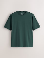 Blue/Green/Rust Brown - Rutig pyjamas Set med Kort ärm i jersey-modell 3 Pack - Bild 13 av 17