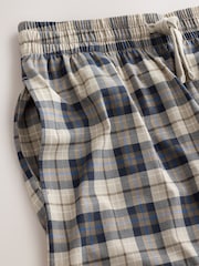 Blue/Green/Rust Brown - Rutig pyjamas Set med Kort ärm i jersey-modell 3 Pack - Bild 16 av 17
