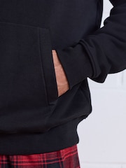 Black/Red Hoodie with Woven Pyjama Bottoms Set - Image 8 of 8