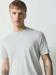 Red/Grey Check Short Sleeve Jersey Pyjamas Set - Image 4 of 6