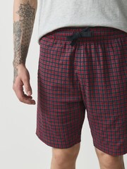 Red/Grey Check Short Sleeve Jersey Pyjamas Set - Image 5 of 6