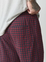 Red/Grey Check Short Sleeve Jersey Pyjamas Set - Image 6 of 6
