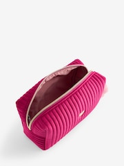 Ribbed Velvet Monogram Makeup Bag - Image 3 of 4