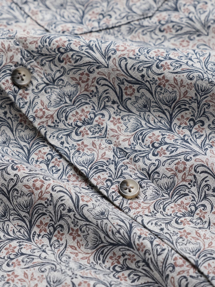 FatFace Long Sleeve Tapestry Shirt - Bild 6 von 6