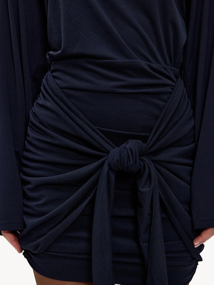 LOAVIES Blue Darker Nights Mini Dress - Image 5 of 5 LOAVIES Blue Darker Nights Mini Dress - Image 5 of 5