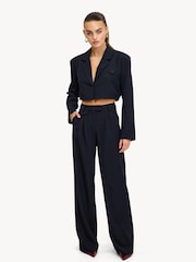 LOAVIES Blue Only You Tonight Wide Trousers - Image 3 of 5