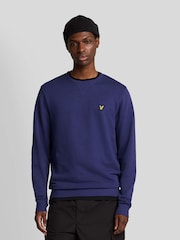 Lyle & Scott Blue Crew Neck Sweatshirt - Image 1 of 6