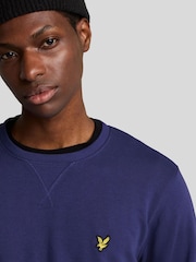 Lyle & Scott Blue Crew Neck Sweatshirt - Image 5 of 6