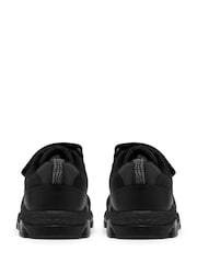 Clarks Black Standard Fit Steggy 2 Soar Leather Trainers - Image 5 of 6