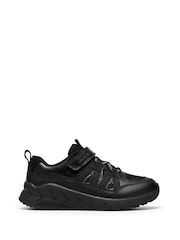 Clarks Black Standard Fit Selva Trail Leather Shoes - Image 1 of 6