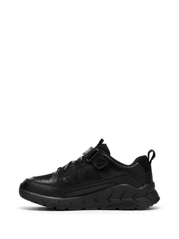 Clarks Black Standard Fit Selva Trail Leather Shoes - Image 2 of 6 Clarks Black Standard Fit Selva Trail Leather Shoes - Image 2 of 6