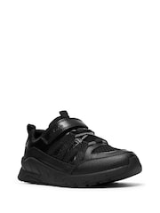 Clarks Black Standard Fit Selva Trail Leather Shoes - Image 3 of 6