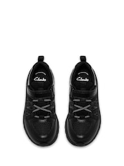 Clarks Black Standard Fit Selva Trail Leather Shoes - Image 5 of 6