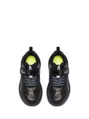 Clarks Black Standard Fit Gleam Go Trainers - Image 1 of 6