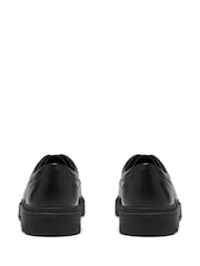 Clarks Black Standard Fit Lorcam Lane Shoes - Image 5 of 6