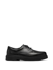 Clarks Black Standard Fit Lorcam Walk Shoes - Image 1 of 6
